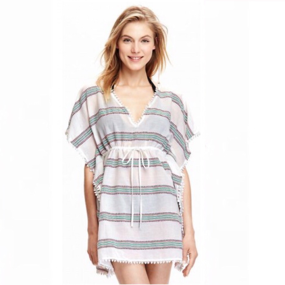 Embroidered Swim Cover-Up